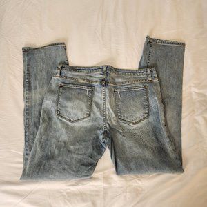 Distressed London jeans